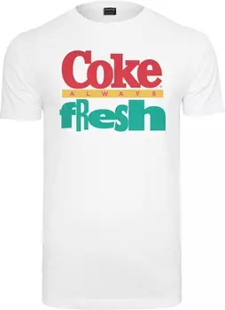 Футболка Merchcode Coca Cola 90's Logo, белый