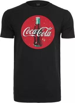 Футболка Merchcode Coca Cola Bottle Logo Tee, черный