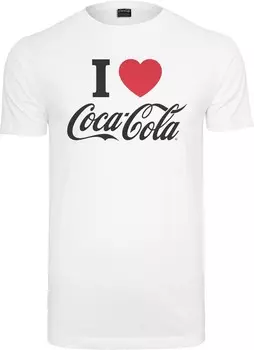 Футболка Merchcode Coca Cola I Love Coke Tee, белый