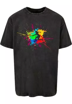 Футболка Merchcode COLOR SPLASH PLAYER, антрацит