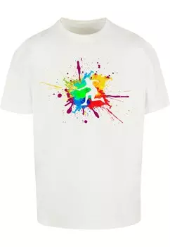 Футболка Merchcode COLOR SPLASH PLAYER, белый