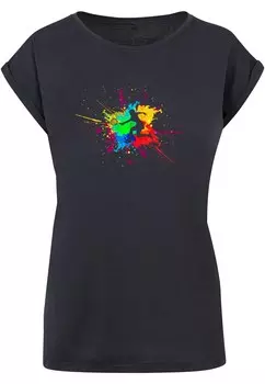 Футболка Merchcode COLOR SPLASH PLAYER, черный