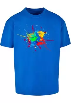 Футболка Merchcode COLOR SPLASH PLAYER, королевский синий