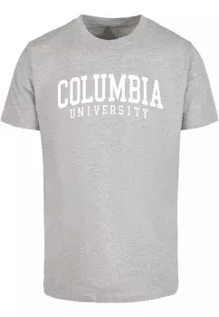 Футболка Merchcode COLUMBIA UNIVERSITY, светло-серый