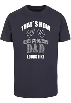 Футболка Merchcode COOLEST DAD, морской синий