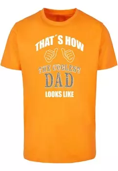 Футболка Merchcode COOLEST DAD, оранжевый
