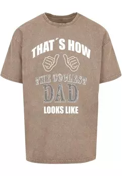 Футболка Merchcode COOLEST DAD, светло-коричневый
