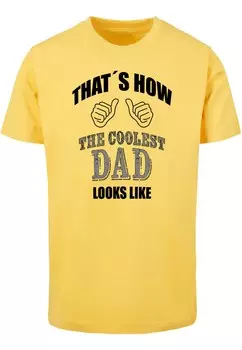 Футболка Merchcode COOLEST DAD, желтый
