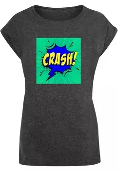 Футболка Merchcode CRASH COMIC, темно-серый