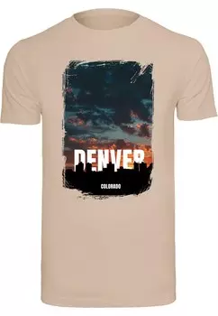 Футболка Merchcode DENVER, цвет Nude