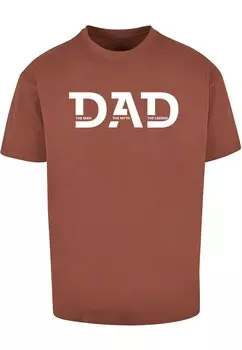 Футболка Merchcode Fathers Day - The Man, The Myth, The Legend, коричневый
