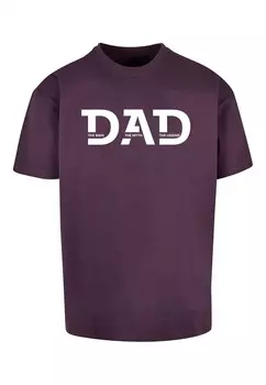 Футболка Merchcode Fathers Day - The Man, The Myth, The Legend, темно-фиолетовый