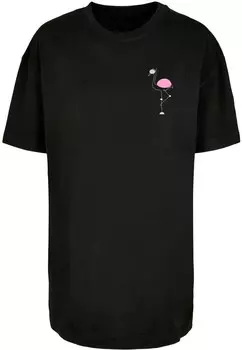 Футболка Merchcode FLAMINGO, черный