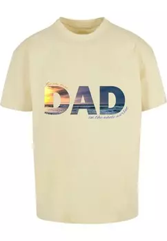 Футболка Merchcode FOR THE BEST DAD, светло-желтого