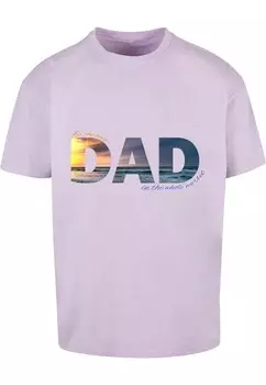 Футболка Merchcode FOR THE BEST DAD, светло-фиолетовый