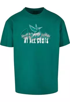 Футболка Merchcode FREEDOM AT ALL COSTS, цвет Emerald/Dark Green