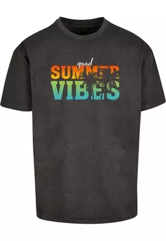 Футболка Merchcode GOOD SUMMER VIBES, серый
