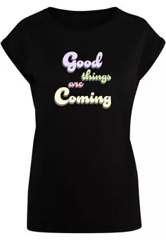 Футболка Merchcode GOOD THINGS, черный