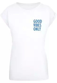 Футболка Merchcode GOOD VIBES ONLY, белый