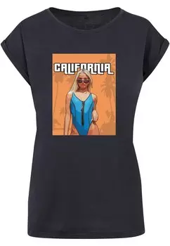 Футболка Merchcode GRAND CALIFORNIA, темно-синий/лазурный