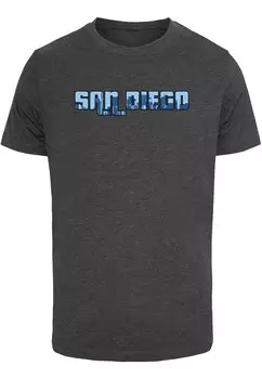 Футболка Merchcode GRAND SAN DIEGO SKYLINE, антрацит