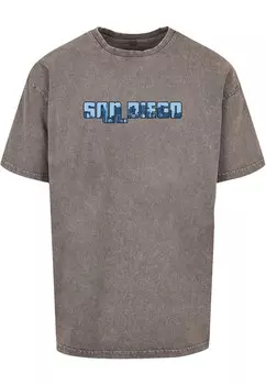 Футболка Merchcode GRAND SAN DIEGO SKYLINE, цвет Stone