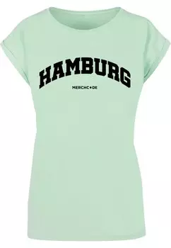 Футболка Merchcode HAMBURG, цвет Mint