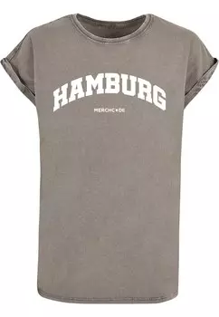 Футболка Merchcode HAMBURG, серый