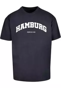 Футболка Merchcode HAMBURG WORDING, темно-синий