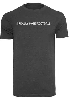 Футболка Merchcode HATE FOOTBALL, графитовый