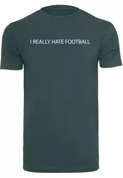 Футболка Merchcode HATE FOOTBALL, темно-зеленый
