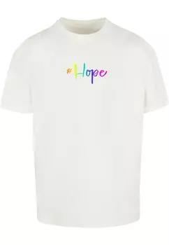 Футболка Merchcode Hope Rainbow, белый