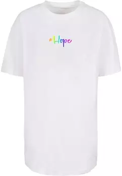 Футболка Merchcode HOPE RAINBOW, белый