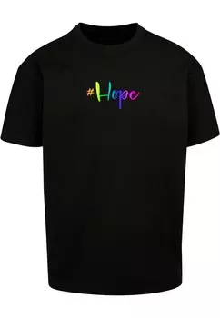 Футболка Merchcode HOPE RAINBOW, черный