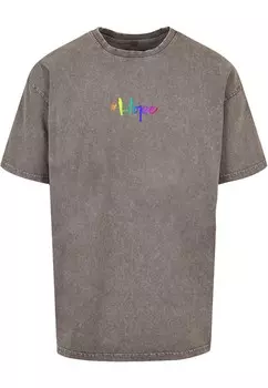 Футболка Merchcode Hope Rainbow, пестрый серый