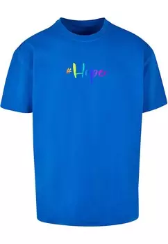 Футболка Merchcode HOPE RAINBOW, синий кобальт