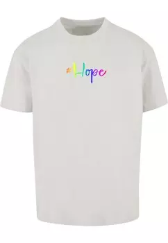 Футболка Merchcode HOPE RAINBOW, светло-серый
