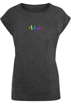 Футболка Merchcode HOPE RAINBOW, темно-серый