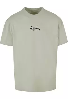 Футболка Merchcode INSPIRE, цвет Pastel Green