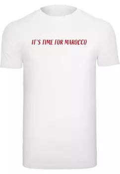 Футболка Merchcode ITS TIME FOR MAROCCO, белый
