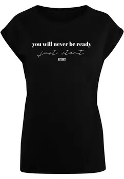 Футболка Merchcode JUST START, черный