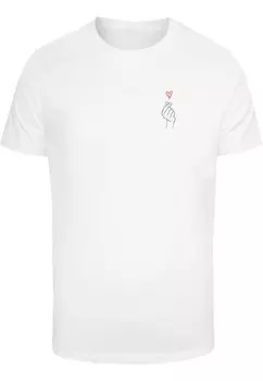 Футболка Merchcode K HEART, белый