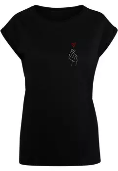 Футболка Merchcode K HEART, черный