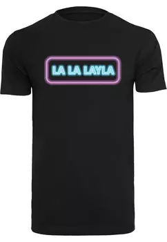 Футболка Merchcode LA LA LAYLA, черный