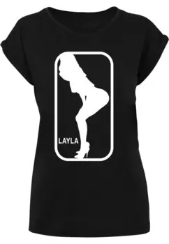 Футболка Merchcode LAYLA DANCE, черный