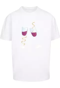 Футболка Merchcode LETS CELEBRATE, белый