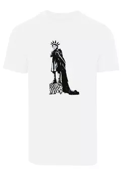 Футболка Merchcode LIBERTY GIRL, белый
