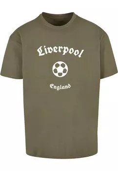 Футболка Merchcode LIVERPOOL X, оливковый