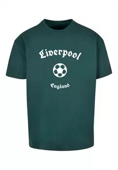 Футболка Merchcode LIVERPOOL X, темно-зеленый