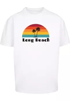 Футболка Merchcode LONG BEACH, белый